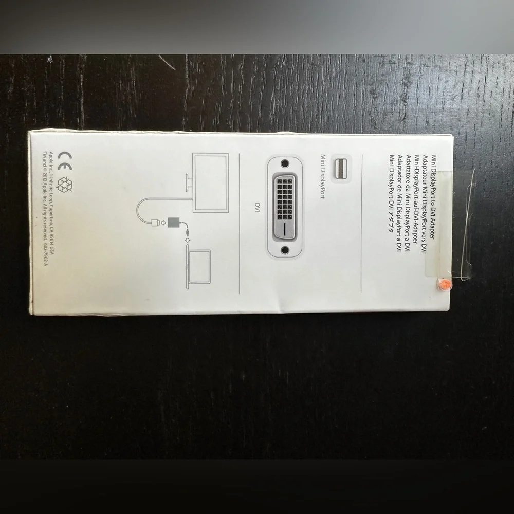 Apple White Mini DisplayPort to DVI Adapter